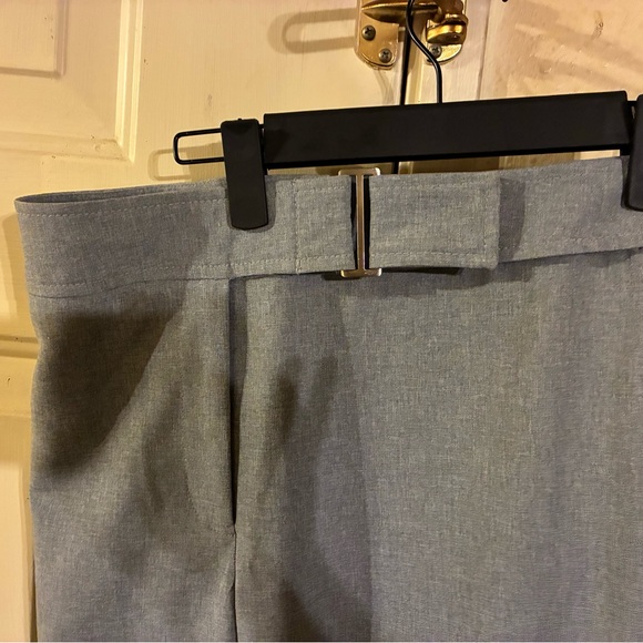 New York & Company Gray Trousers Straight Leg Business - Picture 2 of 2